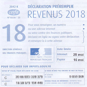 Declaration Preremplie 2042 Declaration